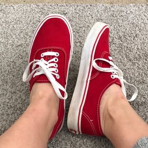 Red Vans